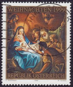Austria - 1999 - Scott #1803 - used - Christmas