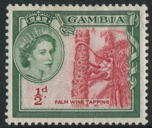 GAMBIA 1953 - ½d MH