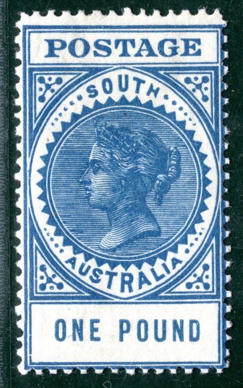 SOUTH AUSTRALIA QV (KEVII) High Value SG.292 £1 Blue (1904) Mint Cat £350 GBLUE2 