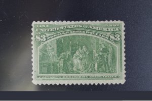 us # 243, unused,regummed