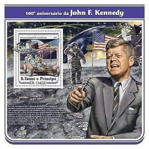 2017 S.Tome&Principe - John F. Kennedy.Michel: 7102 / Bl.1269/ Scott Code:3276