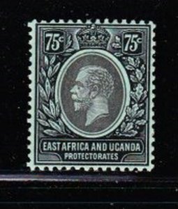 Album Treasures East Africa and Uganda Scott # 48  75c George V Mint LH