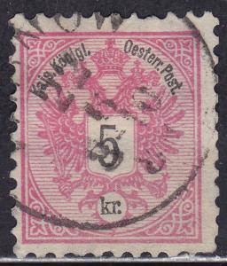 Austria 43 Coat of Arms 1883