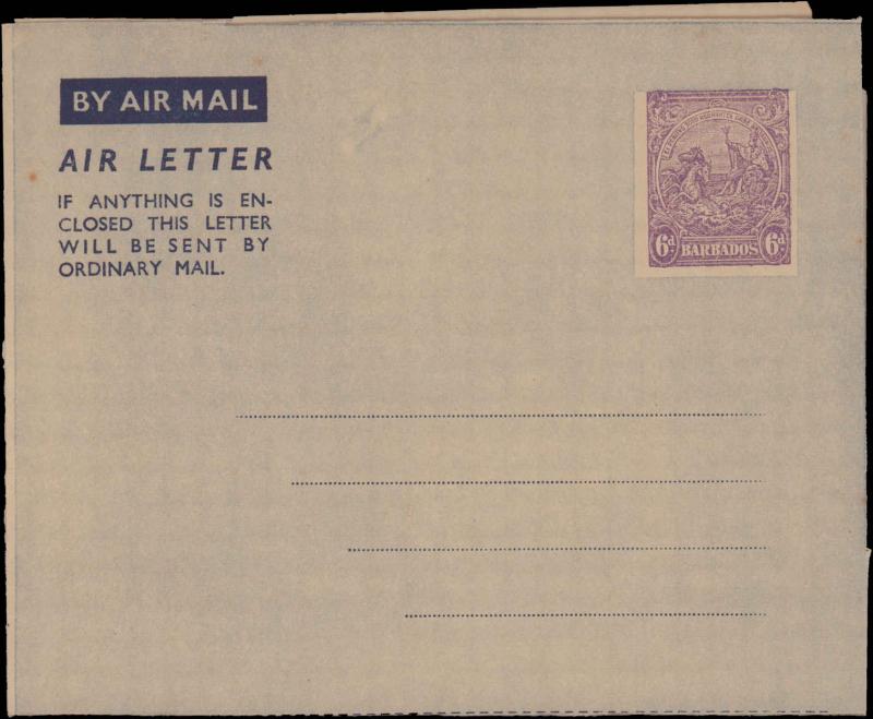 Barbados, Postal Stationery