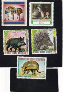 Equatorial Guinea      5   used stamps