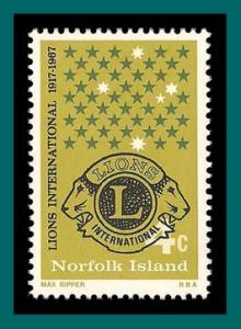 Norfolk Island 1967 Lions, MNH  114,SG91