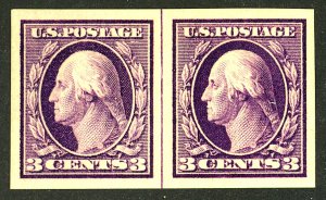 U.S. #483 MINT LINE PAIR OG HR