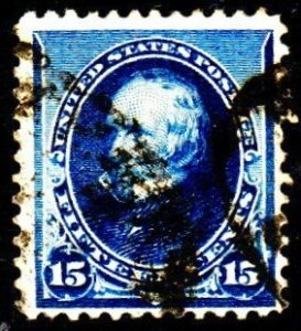 SC# 227 - (15c) - Henry Clay, Indigo, used single