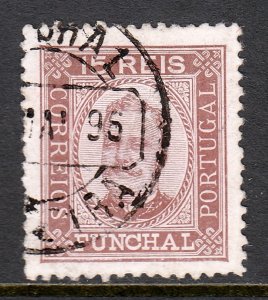 Funchal - Scott #3 - Used - Short perfs at left - SCV $2.50