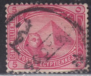 Egypt 48 Sphinx and Pyramid 1888