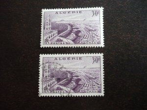 Stamps - Algeria - Scott# 281 - Mint Hinged & Used Set of 1 Stamp