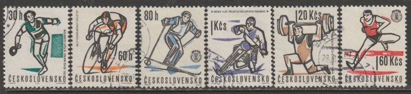 1963 Czech Rep - Sc 1150-5 - used VF - 6 single - Sports