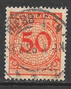 Germany 327: 50pf Numeral, used, F-VF