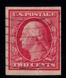 US Sc #344 Used IMPERFORATE Stamp VF