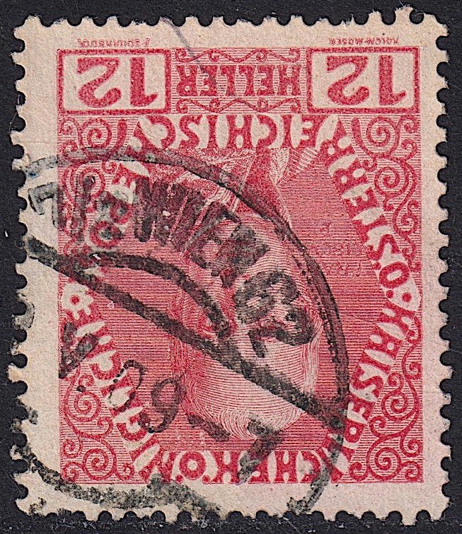 Austria - 1908 - Scott #116a - used - WIEN 62 pmk