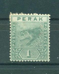 Malaya - Perak sc# 42 mh cat value $2.75