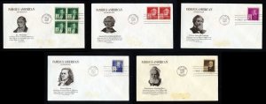 # 889 to 893 First Day Covers with Grimsland cachet dated 1940