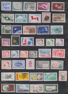 CANADA Collection Of Mint Hinged ( Some Remnants) - Good CV