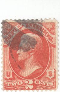 Scott # O16 -  2c Vermillion - Jackson - Official Stamps - Used