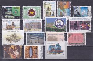 Uruguay MNH stamp collection complete year set 2001 to 2009 Catalog value $1350 