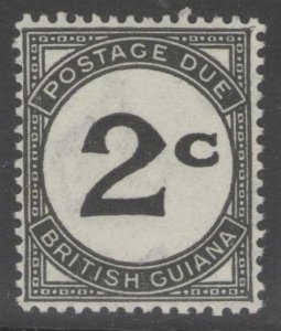 BRITISH GUIANA SGD2 1940 2c BLACK MTD MINT