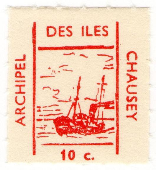 (I.B-JA) France Cinderella : Isle of Chausey Local Post 10c