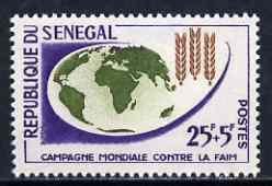 SENEGAL - 1963 - Freedom from Hunger - Perf Single Stamp  - Mint Never Hinged