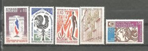 France  1386 , 1387 , 1388 , 1389 , 1290 , MNH