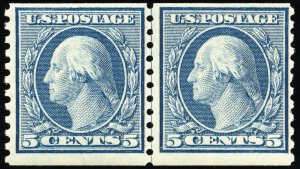 US Stamps # 496 MNH F-VF Line Pair