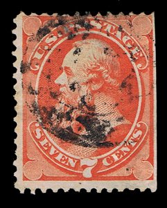 NICE GENUINE SCOTT #160 FINE-VF USED 1873 CBNC SCV $90 - PRICED TO SELL QUICKLY