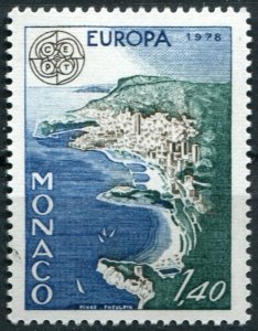 Monaco Sc#1114 MNH, 1.40f multi, Europa (C.E.P.T.) 1978 - Architecture (1978)