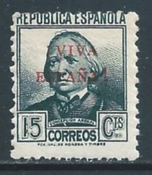 Spain #11L6 NH 15c Concepcion Arenal Issue Ovptd.