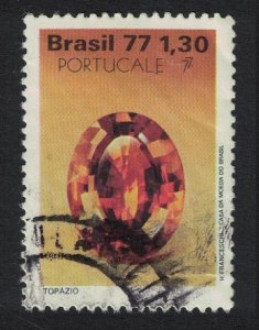 Brazil Topaz Mineral 1977 Canc SG#1691