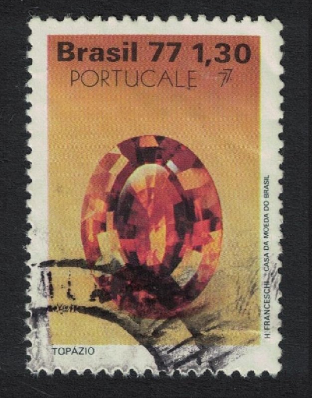SALE Brazil Topaz Mineral 1977 Canc SG#1691