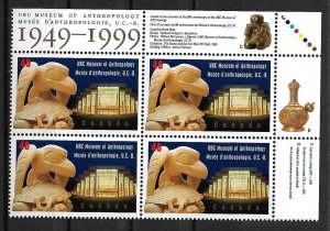 1999 Canada Sc1778 Museum of Anthropology MNH PB4