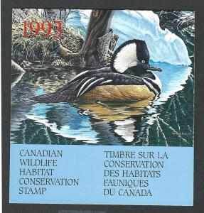 Canada MNH Wildlife Conservation  Booklet  # FWH9