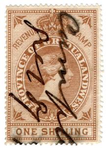 (I.B) Griqualand West Revenue : Duty Stamp 1/-