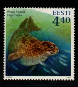 Estonia Sc 462 2003 Ringed Seal stamp mint NH