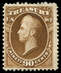 momen: US Stamps #O82 OFFICIAL Mint OG H F/VF CAT. $475