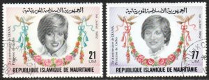 Mauritania Sc #515-516 Used