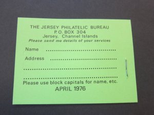 Jersey 1976 Sc 141ab Booklet MNH