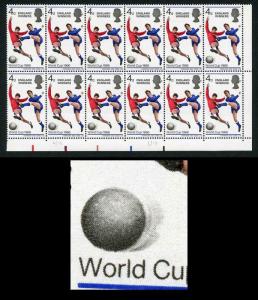 Spec W80b 1966 4d World Cup Winners with Broken Shadow Variety R5/17 U/M