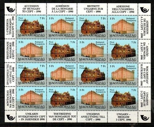 Hungary Scott 3284-5 Mint NH mini-sheet (Catalog Value $104.00)