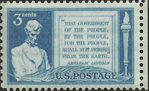 # 978 MINT NEVER HINGED GETTYSBURG ADDRESS
