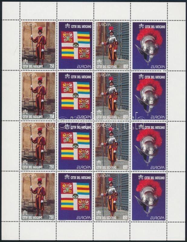 Vatican stamp Europe CEPT: Legends minisheet MNH 1997 Mi 1207-1208 WS244282