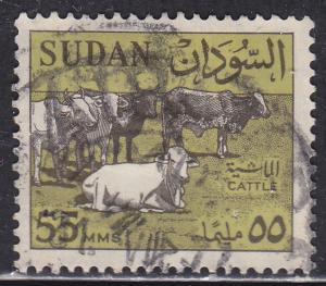 Sudan 153 Cattle Grazing 1962