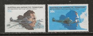 Australian Antarctic Territory Scott Cat # L35-L36 Unused HR