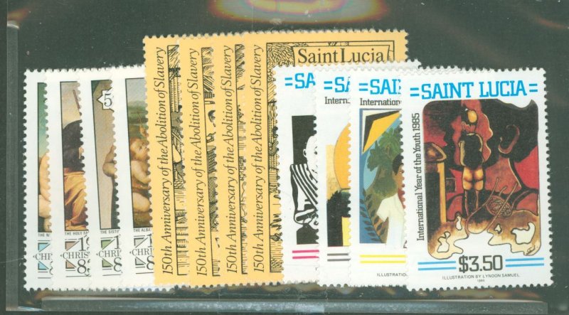 St. Lucia #629/794 Mint (NH) Single (Complete Set)