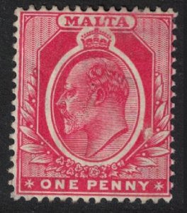 Malta Edward VII 1d. Red 1949 MH SG#49