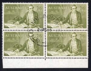 Australia SG357 7/6 Navigators CDS Block of Four Cat from 84 pounds